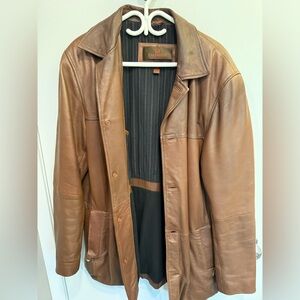 Danier Men's Brown Leather Jacket